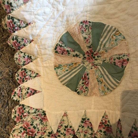 Full/queen Arxh Quilts 86x86” Spring Rhapsody And Matching Shame - Picture 2 of 6